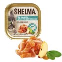 SHELMA SHELMA Alucup - pełnoporcjowa bezzbożowa karma dla dorosłych kotów. Z łososiem i białą rybą 100g