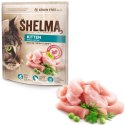 SHELMA SHELMA junior karma sucha - pełnoporcjowa bezzbożowa karma dla kotków. Bogata w indyka 750 g