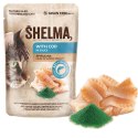 SHELMA SHELMA saszetka z dorszem i spiruliną dla kota 85g