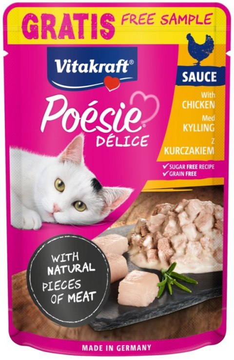 Vitakraft VITAKRAFT POESIE DELI SAUCE KURCZAK 85G Vitakraft VITAKRAFT POESIE DELI SAUCE KURCZAK 85G
