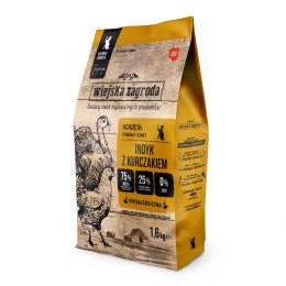 Wiejska zagroda Wiejska Zagroda Indyk z kurczakiem karma sucha dla kota 1,6kg