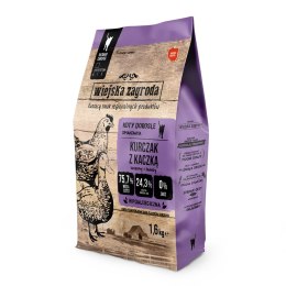 Wiejska zagroda Wiejska Zagroda Kurczak z kaczką karma sucha dla kota 1,6kg