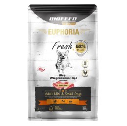 BIOFEED BIOFEED Euphoria fresh meat Adult Wieprzowina/gęś XS/S 50gr