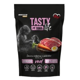 BIOFEED BIOFEED Tasty dog life junior cielęcina 90% saszetka 500g