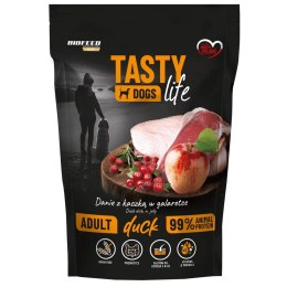 BIOFEED BIOFEED Tasty dog life kaczka 90% saszetka 500g