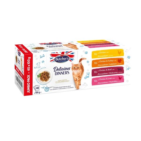 Butcher's Butcher's Delicious Dinners Jumbo Pack 40x100g