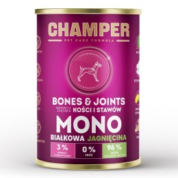 CHAMPER CHAMPER BONES&JOINTS MONOBIAŁKOWA jagnięcina mokra karma dla psa 400g