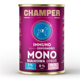 CHAMPER CHAMPER IMMUNO MONOBIAŁKOWA łosoś mokra karma dla psa 400g