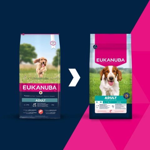 EUKANUBA EUKANUBA Adult Small/Medium Salmon & Barley 12kg