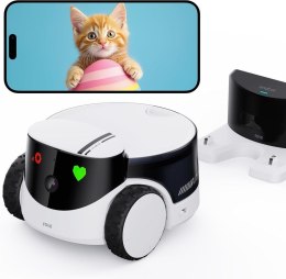 Enabot Enabot Family Robot ROLA PetPal WH287304 5MP, Micro SD 256GB (robot dla zwierząt: kamera dozownik karmy)