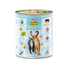 Fox4Pets GranataPet DeliCatessen łosoś i indyk karma mokra dla kota 800g