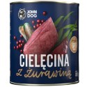 JOHN DOG JOHN DOG Berry Adult Cielęcina z żurawiną - mokra karma dla psa - 6 x 800 g