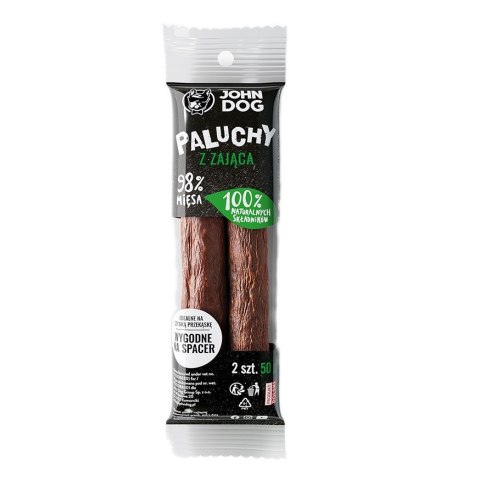 JOHN DOG JOHN DOG Paluch Premium z zająca 98% 2 szt 50g- przysmak