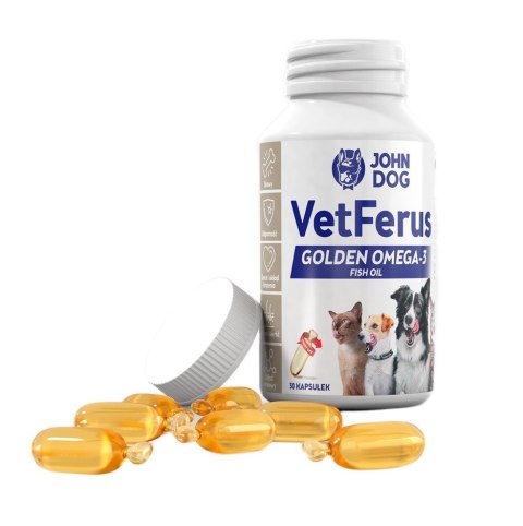 JOHN DOG JOHN DOG VetFerus GOLDEN OMEGA-3 FISH OIL 30 kaps