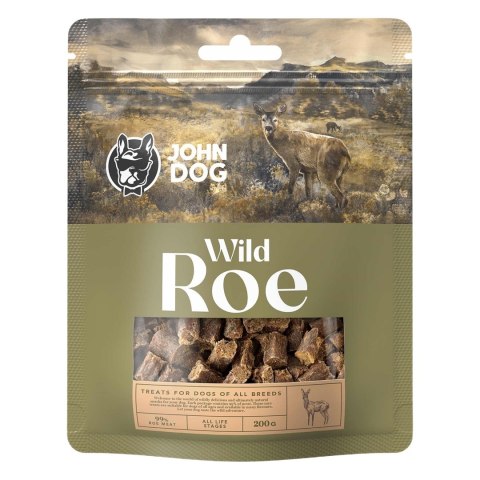 JOHN DOG JOHN DOG Wild ROE/SARNA 200g- przysmak