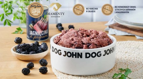 JOHN DOG John Dog BERRY Adult jagnięcina z jeżynami 400g*6