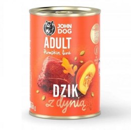 JOHN DOG John Dog PUMPKIN Adult dzik z dynią 400g