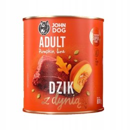 JOHN DOG John Dog PUMPKIN Adult dzik z dynią 800g