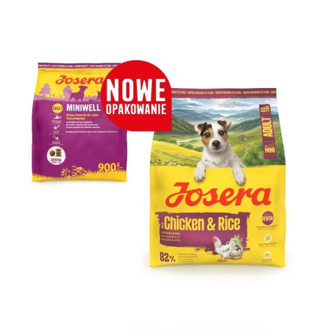 JOSERA Josera Mini Adult Chicken & Rice dla małych psów małych ras 900g