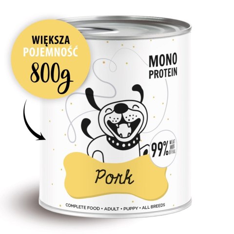 PAKA ZWIERZAKA Paka Zwierzaka Pepe Pork  99% wieprzowina 800g