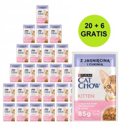 PURINA NESTLE PURINA CAT CHOW KITTEN Jag&Cuk 20+6 saszet. 2,21kg