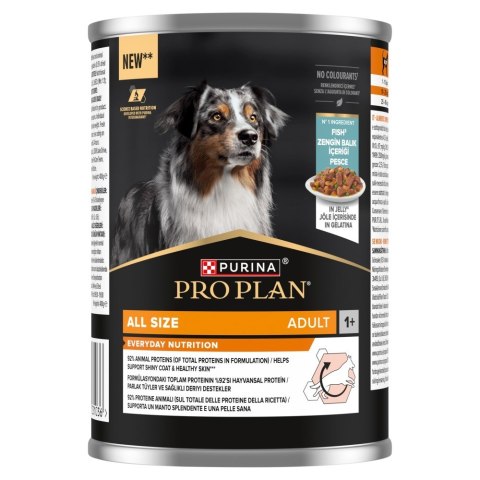 PURINA NESTLE PURINA PRO PLAN ADULT Dog Ryba w galarecie 400gr