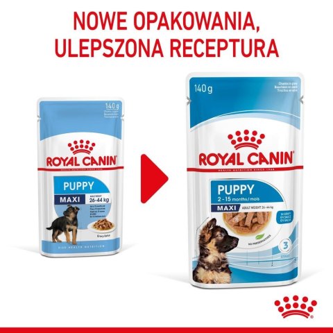 Royal Canin ROYAL CANIN SHN Maxi Puppy w sosie 10X140G