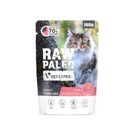 VetExpert VetExpert Raw Paleo Adult/Sterilised Cat Pork 100g