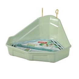 ZOLUX ZOLUX Toaleta narożna dla królika i kawii COSY zielona